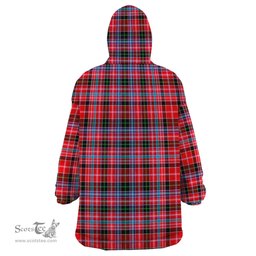 Scottish Udny Clan Family Crest Tartan Snuggie Hoodie Plaid Wearable Blanket Hoodie