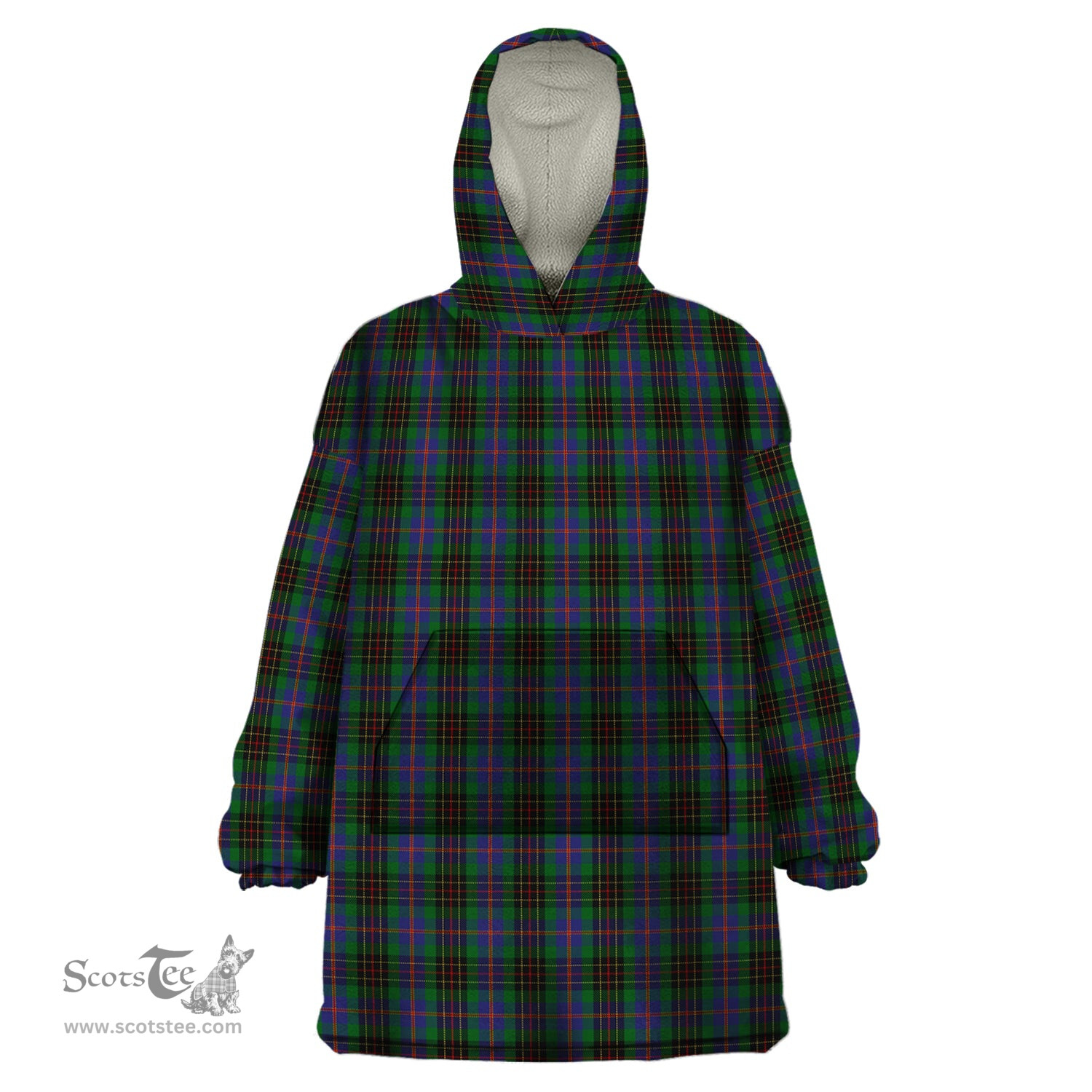 Scottish Sey Clan Tartan Snuggie Hoodie Plaid Wearable Blanket Hoodie