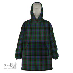 Scottish Sey Clan Tartan Snuggie Hoodie Plaid Wearable Blanket Hoodie