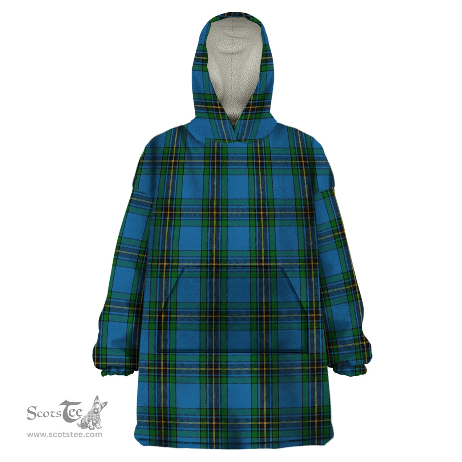 Scottish Murray of Elibank Clan Tartan Snuggie Hoodie Plaid Wearable Blanket Hoodie