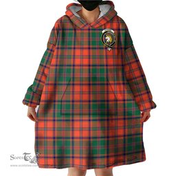 Scottish Stewart of Appin Ancient Clan Family Crest Tartan Snuggie Hoodie Plaid Wearable Blanket Hoodie