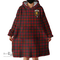 Scottish Nicolson Clan Family Crest Tartan Snuggie Hoodie Plaid Wearable Blanket Hoodie