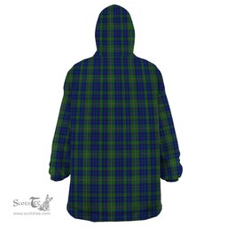 Scottish Noel or Nowell Clan Tartan Snuggie Hoodie Plaid Wearable Blanket Hoodie