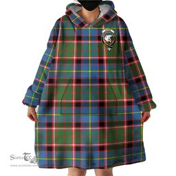 Scottish Norvel Clan Family Crest Tartan Snuggie Hoodie Plaid Wearable Blanket Hoodie