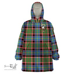 Scottish Norvel Clan Family Crest Tartan Snuggie Hoodie Plaid Wearable Blanket Hoodie