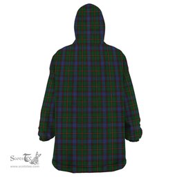 Scottish Skene Clan Tartan Snuggie Hoodie Plaid Wearable Blanket Hoodie