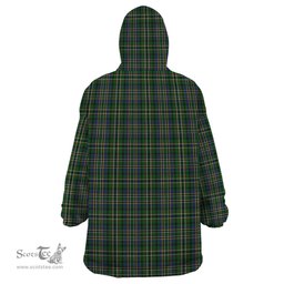 Scottish Scott Green Clan Family Crest Tartan Snuggie Hoodie Plaid Wearable Blanket Hoodie