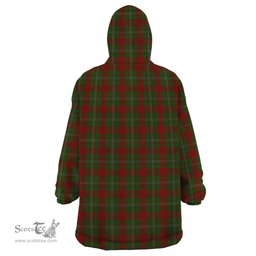 Scottish Strange Clan Family Crest Tartan Snuggie Hoodie Plaid Wearable Blanket Hoodie