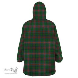 Scottish Sillars Clan Tartan Snuggie Hoodie Plaid Wearable Blanket Hoodie