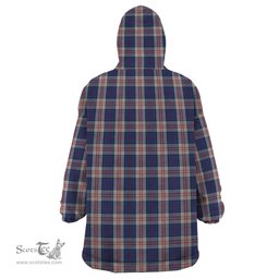 Scottish Stewart of Appin Hunting Dress Clan Family Crest Tartan Snuggie Hoodie Plaid Wearable Blanket Hoodie