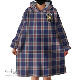 Scottish Stewart of Appin Hunting Dress Clan Family Crest Tartan Snuggie Hoodie Plaid Wearable Blanket Hoodie