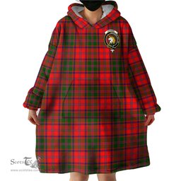 Scottish Stewart of Appin Modern Clan Family Crest Tartan Snuggie Hoodie Plaid Wearable Blanket Hoodie