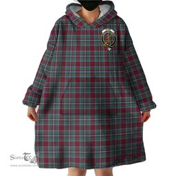 Scottish Spens (Spence) Clan Family Crest Tartan Snuggie Hoodie Plaid Wearable Blanket Hoodie