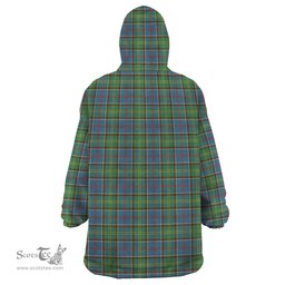 Scottish Whitelaw Clan Family Crest Tartan Snuggie Hoodie Plaid Wearable Blanket Hoodie