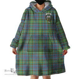 Scottish Whitelaw Clan Family Crest Tartan Snuggie Hoodie Plaid Wearable Blanket Hoodie