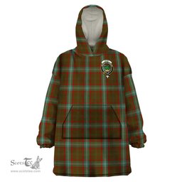 Scottish Seton Hunting Clan Family Crest Tartan Snuggie Hoodie Plaid Wearable Blanket Hoodie