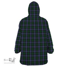 Scottish Russell or Mitchell or Hunter or Galbraith Clan Tartan Snuggie Hoodie Plaid Wearable Blanket Hoodie