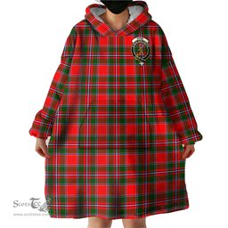 Scottish Spens Modern Clan Family Crest Tartan Snuggie Hoodie Plaid Wearable Blanket Hoodie