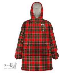 Scottish Spens Modern Clan Family Crest Tartan Snuggie Hoodie Plaid Wearable Blanket Hoodie
