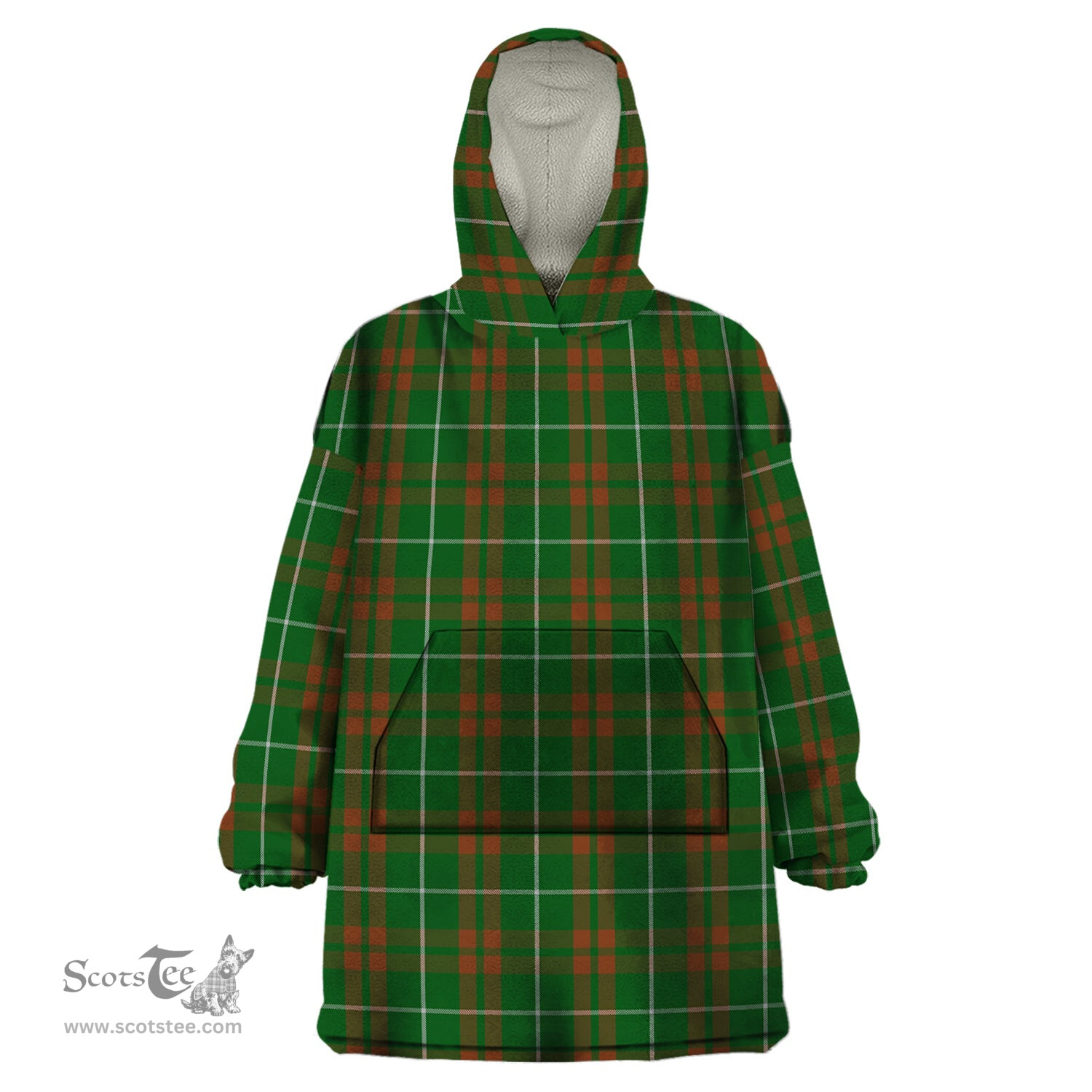 Scottish O'Neill Australia Clan Tartan Snuggie Hoodie Plaid Wearable Blanket Hoodie