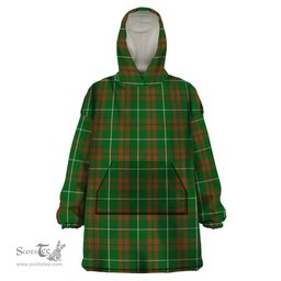 Scottish O'Neill Australia Clan Tartan Snuggie Hoodie Plaid Wearable Blanket Hoodie