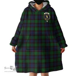Scottish Stewart Old Clan Family Crest Tartan Snuggie Hoodie Plaid Wearable Blanket Hoodie