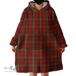 Scottish Morrison Clan Tartan Snuggie Hoodie Plaid Wearable Blanket Hoodie