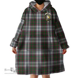 Scottish Stewart of Appin Dress Clan Family Crest Tartan Snuggie Hoodie Plaid Wearable Blanket Hoodie