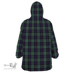 Scottish Syme Clan Tartan Snuggie Hoodie Plaid Wearable Blanket Hoodie