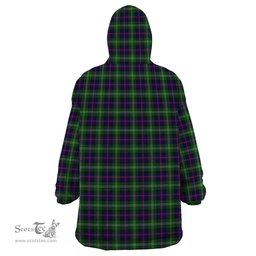 Scottish Sutherland Modern Clan Family Crest Tartan Snuggie Hoodie Plaid Wearable Blanket Hoodie