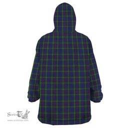 Scottish Wheadon Clan Tartan Snuggie Hoodie Plaid Wearable Blanket Hoodie