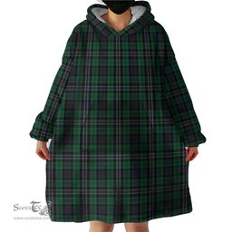 Scottish Scotland National Clan Tartan Snuggie Hoodie Plaid Wearable Blanket Hoodie