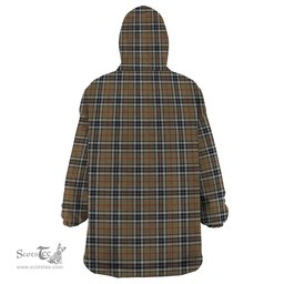 Scottish Thomson Camel Clan Family Crest Tartan Snuggie Hoodie Plaid Wearable Blanket Hoodie