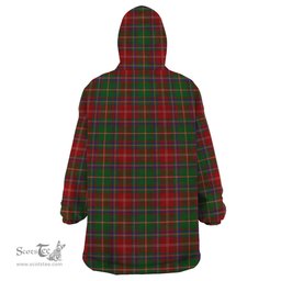 Scottish Sommerville Clan Tartan Snuggie Hoodie Plaid Wearable Blanket Hoodie