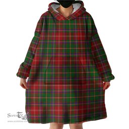 Scottish Sommerville Clan Tartan Snuggie Hoodie Plaid Wearable Blanket Hoodie