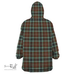 Scottish Thomson Hunting Modern Clan Family Crest Tartan Snuggie Hoodie Plaid Wearable Blanket Hoodie