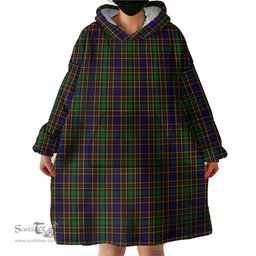 Scottish Vosko Clan Tartan Snuggie Hoodie Plaid Wearable Blanket Hoodie