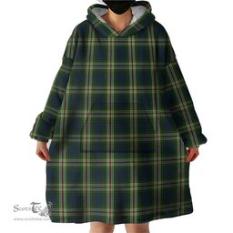 Scottish Todd Clan Tartan Snuggie Hoodie Plaid Wearable Blanket Hoodie