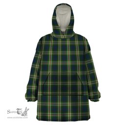 Scottish Todd Clan Tartan Snuggie Hoodie Plaid Wearable Blanket Hoodie