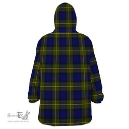 Scottish Muir Clan Family Crest Tartan Snuggie Hoodie Plaid Wearable Blanket Hoodie
