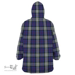 Scottish Sinclair Dress Clan Tartan Snuggie Hoodie Plaid Wearable Blanket Hoodie