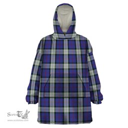 Scottish Sinclair Dress Clan Tartan Snuggie Hoodie Plaid Wearable Blanket Hoodie