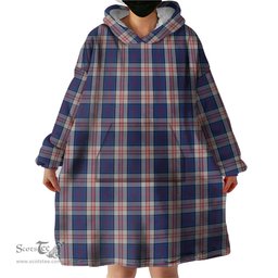 Scottish Stewart of Appin Hunting Dress Clan Tartan Snuggie Hoodie Plaid Wearable Blanket Hoodie