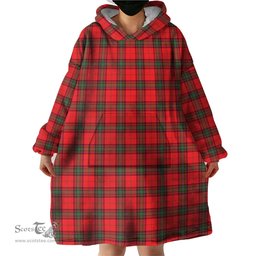 Scottish Seton Modern Clan Tartan Snuggie Hoodie Plaid Wearable Blanket Hoodie