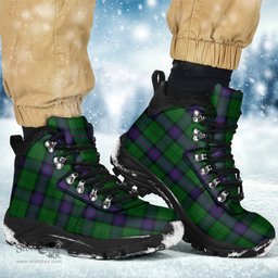 Scottish Armstrong Clan Tartan Alpine Boots