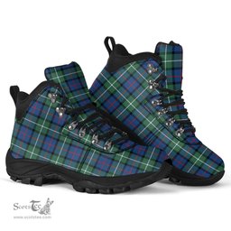 Scottish Davidson of Tulloch Clan Tartan Alpine Boots