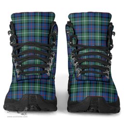 Scottish Davidson of Tulloch Clan Tartan Alpine Boots