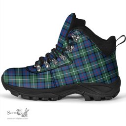 Scottish Davidson of Tulloch Clan Tartan Alpine Boots