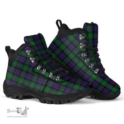 Scottish Campbell of Cawdor Clan Tartan Alpine Boots