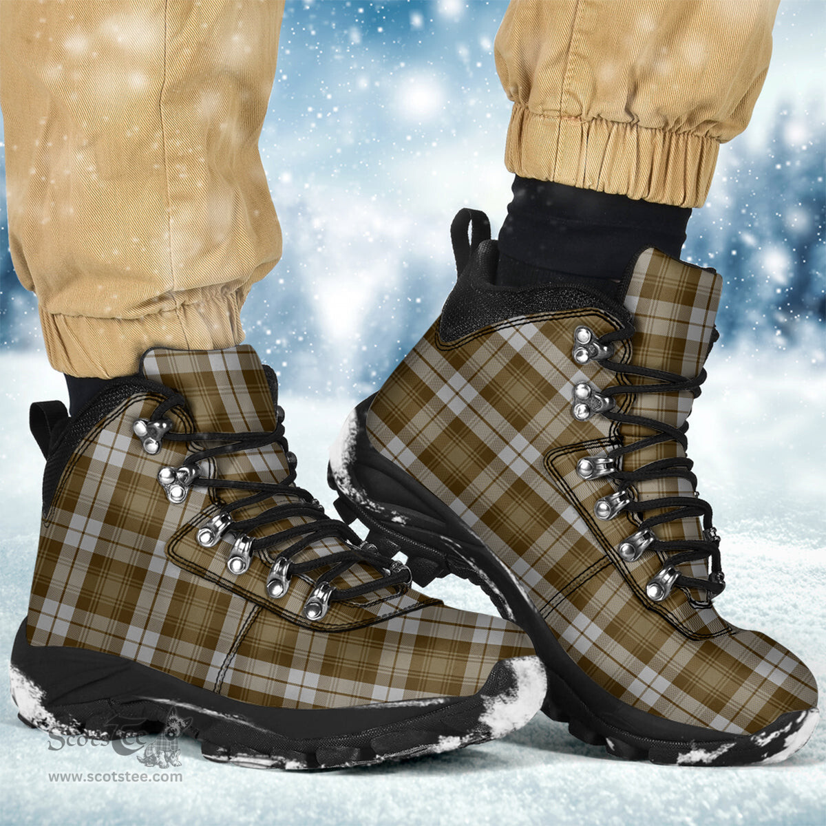 Scottish Baillie Dress Clan Tartan Alpine Boots